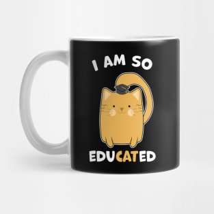 Orange Cat Graduation Gift Cat Lover Mug